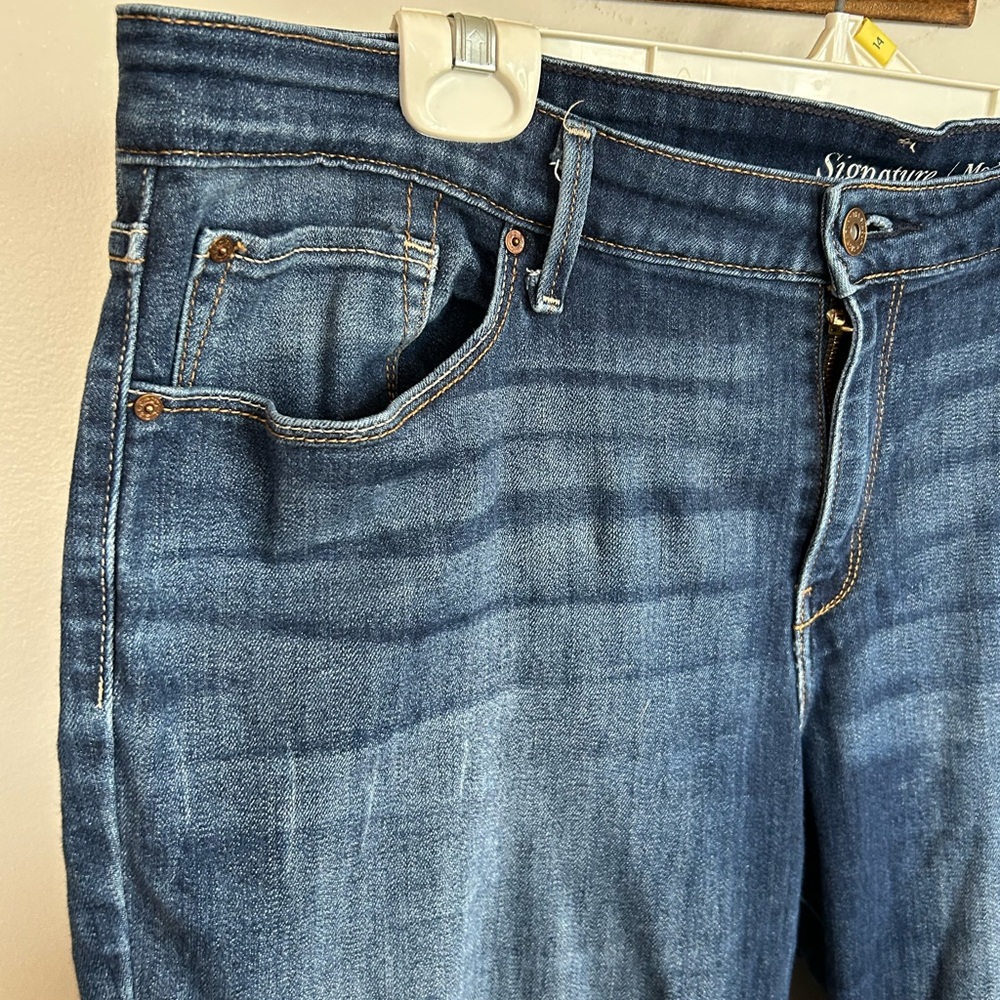 Levi’s Signature Modern slim cuffed Women's Blue Jeans, great fit super soft 20
